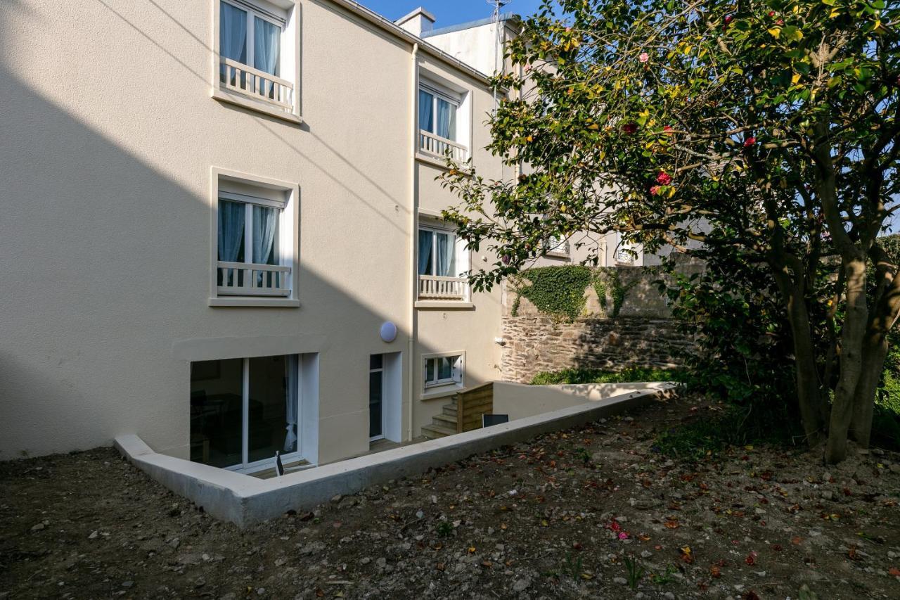 La Belle Poule : Chambre spacieuse avec sdb privative, cuisine et salon partagés, terrasse, proche facs et centre Brest Exterior foto