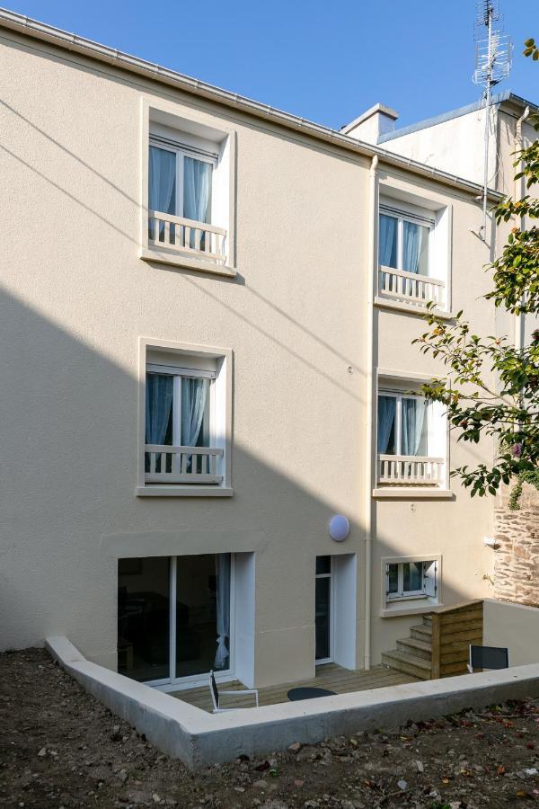 La Belle Poule : Chambre spacieuse avec sdb privative, cuisine et salon partagés, terrasse, proche facs et centre Brest Exterior foto